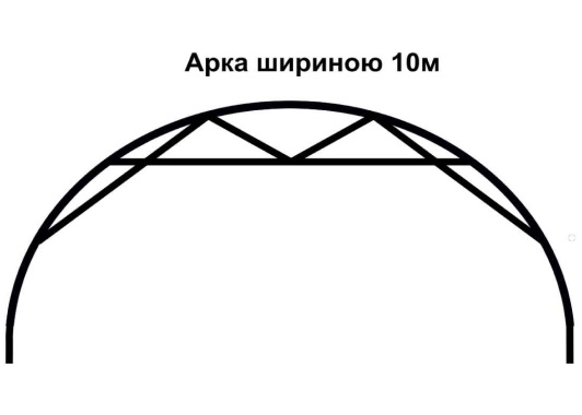 Каркас теплицы Западная-10х12 под поликарбонат 10х12х4,5 м - фото 9