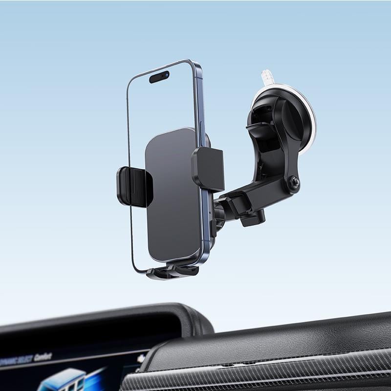 Автодержатель для телефона с БЗП Acefast D53 Wireless charging car holder with electric clamp for dashboard Black (6974316284246) - фото 6 Автодержатель для телефона с БЗП Acefast D53 Wireless charging car holder with electric clamp for dashboard Black (6974316284246) - фото 6