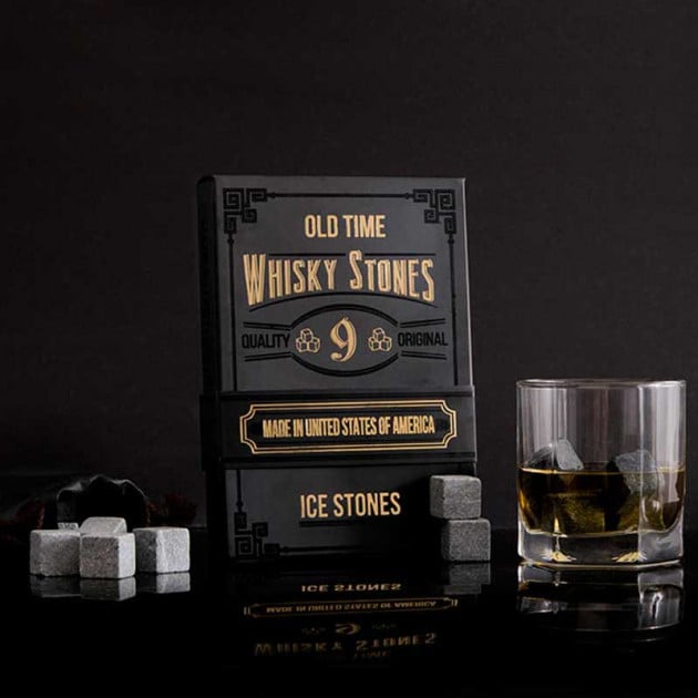 Камни для виски Whiskey Stones Classic 9 шт. с мешочком (00065) - фото 4