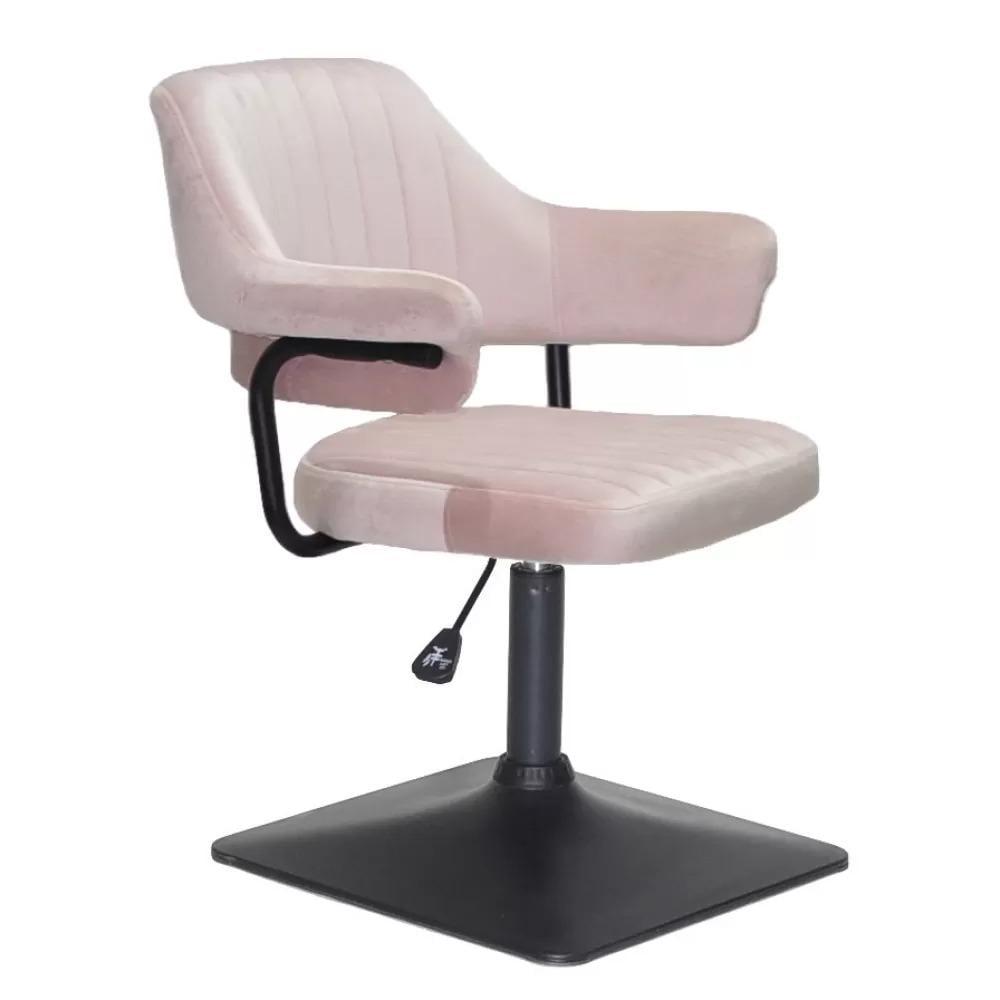 Стул Bottle Square Black бархат Розовый (900511) Стул Bottle Square Black бархат Розовый (900511)