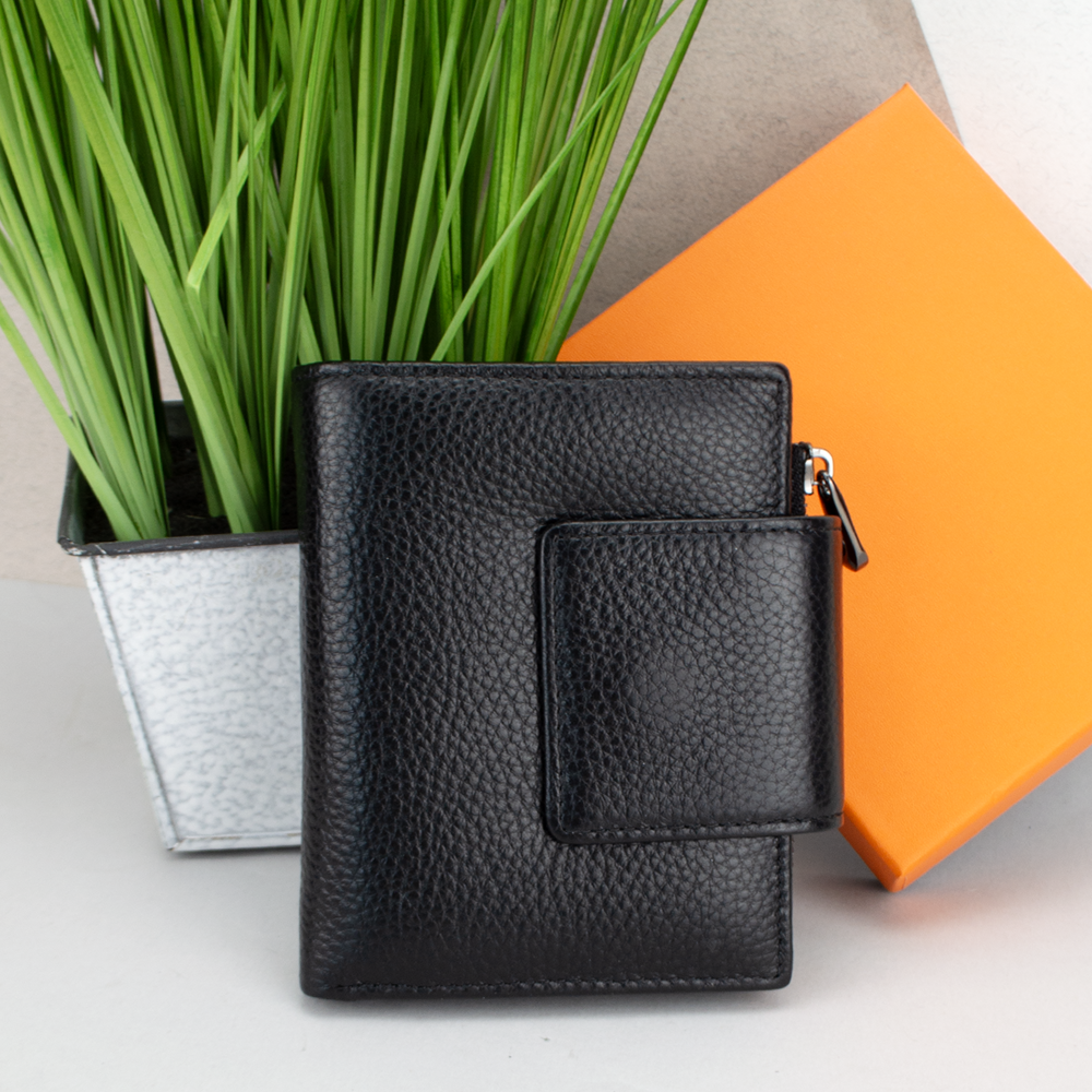 Кошелек женский кожаный Senior A899-9 на магните Черный (2315144511)