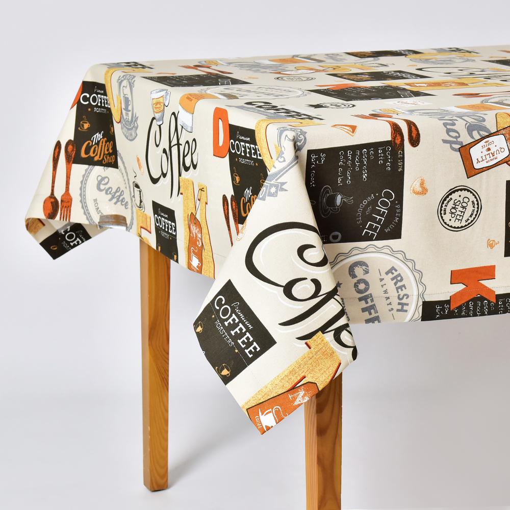 Скатерть IDEIA Coffee хлопок с водоотталкивающей пропиткой 140х170 см (27022)