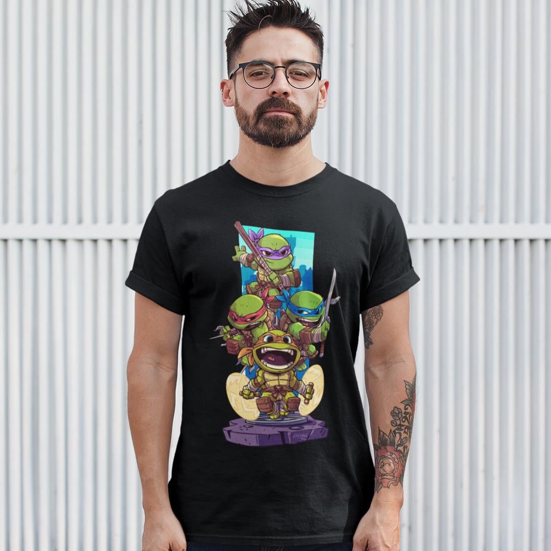Футболка унісекс Teenage Mutant Ninja Turtles Ninja Turtles Kids S Чорний (0000008573)