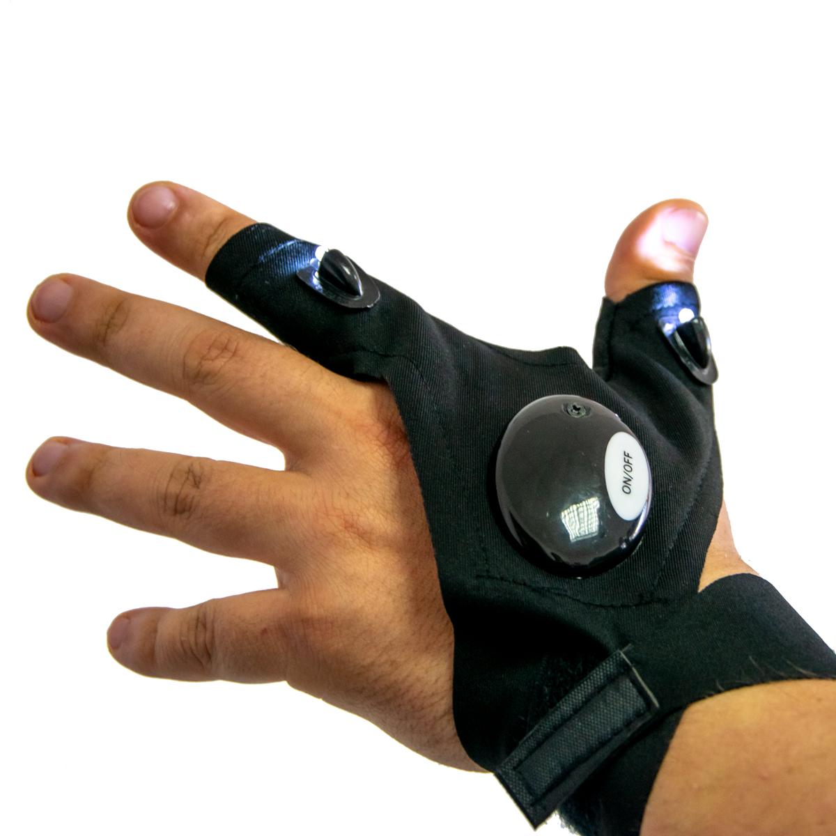 Рукавичка Glovelite із вбудованим підсвічуванням на ліву руку Black (1010151-L)