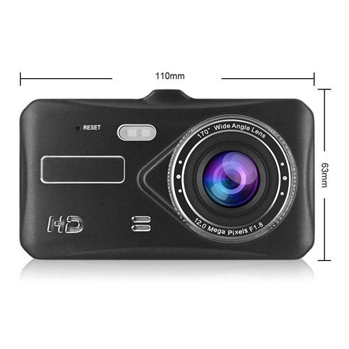 Видеорегистратор автомобильный T672 с 2 камерами Черный - фото 4 Видеорегистратор автомобильный T672 с 2 камерами Черный - фото 4