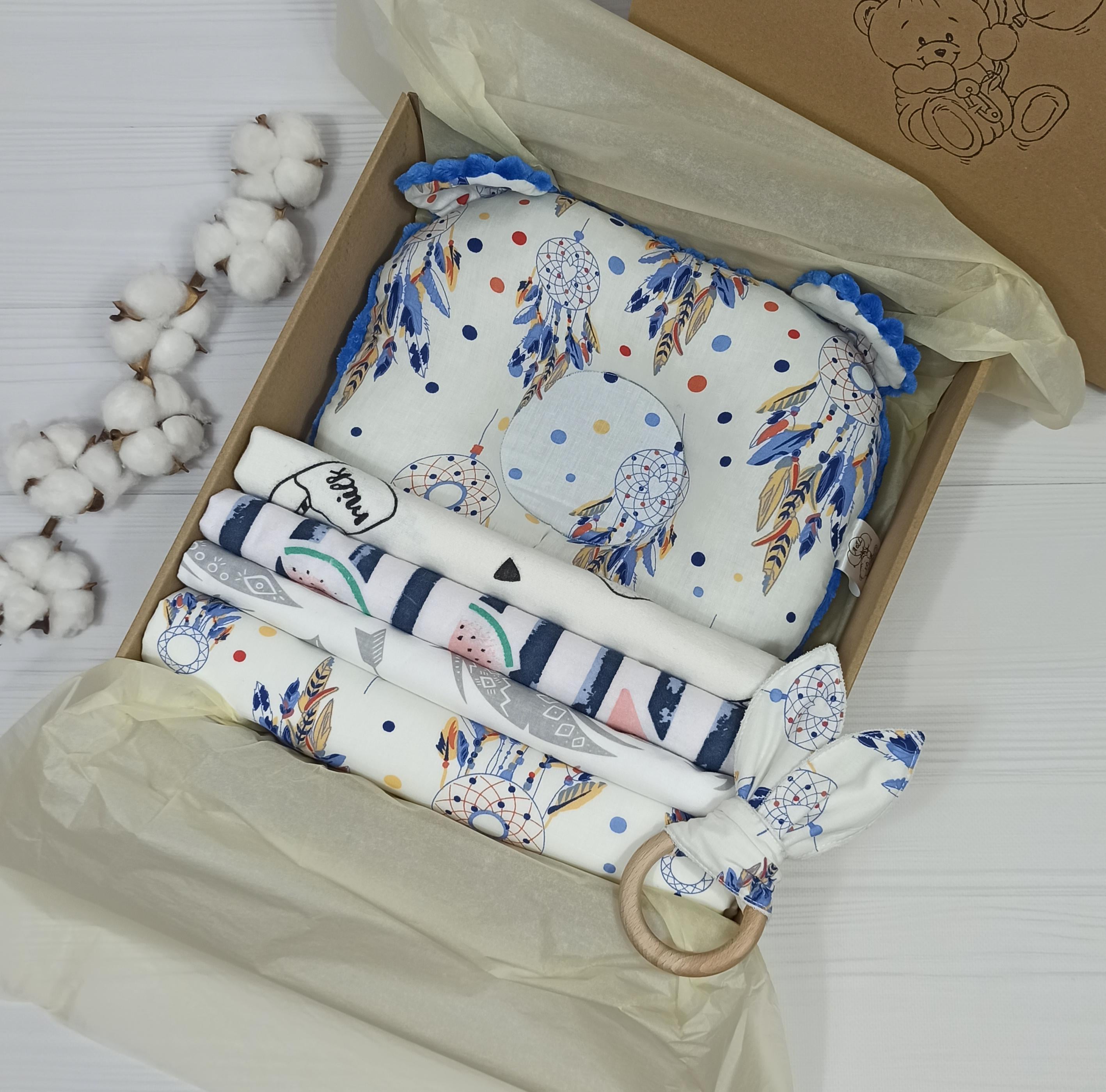 Набор пеленок a.l.babybox Ловец снов 6 шт. Синий (18237078)