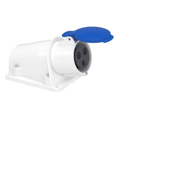 Розетка силовая Schneider Electric PKF32W423 2Р+РЭ 32А 220V IP44 (33970650)