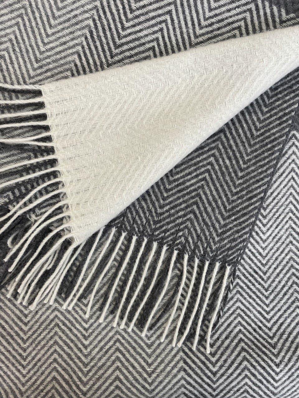 Плед шерстяной Love You Клетка 140x200 см (4502) - фото 2 Плед шерстяной Love You Клетка 140x200 см (4502) - фото 2