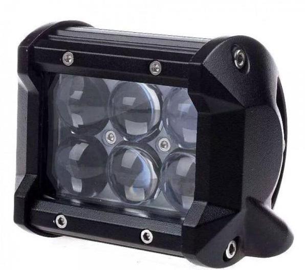 Светодиодная фара AllLight 4D 18 Вт 6chip Cree дальний 9-30 В - фото 1