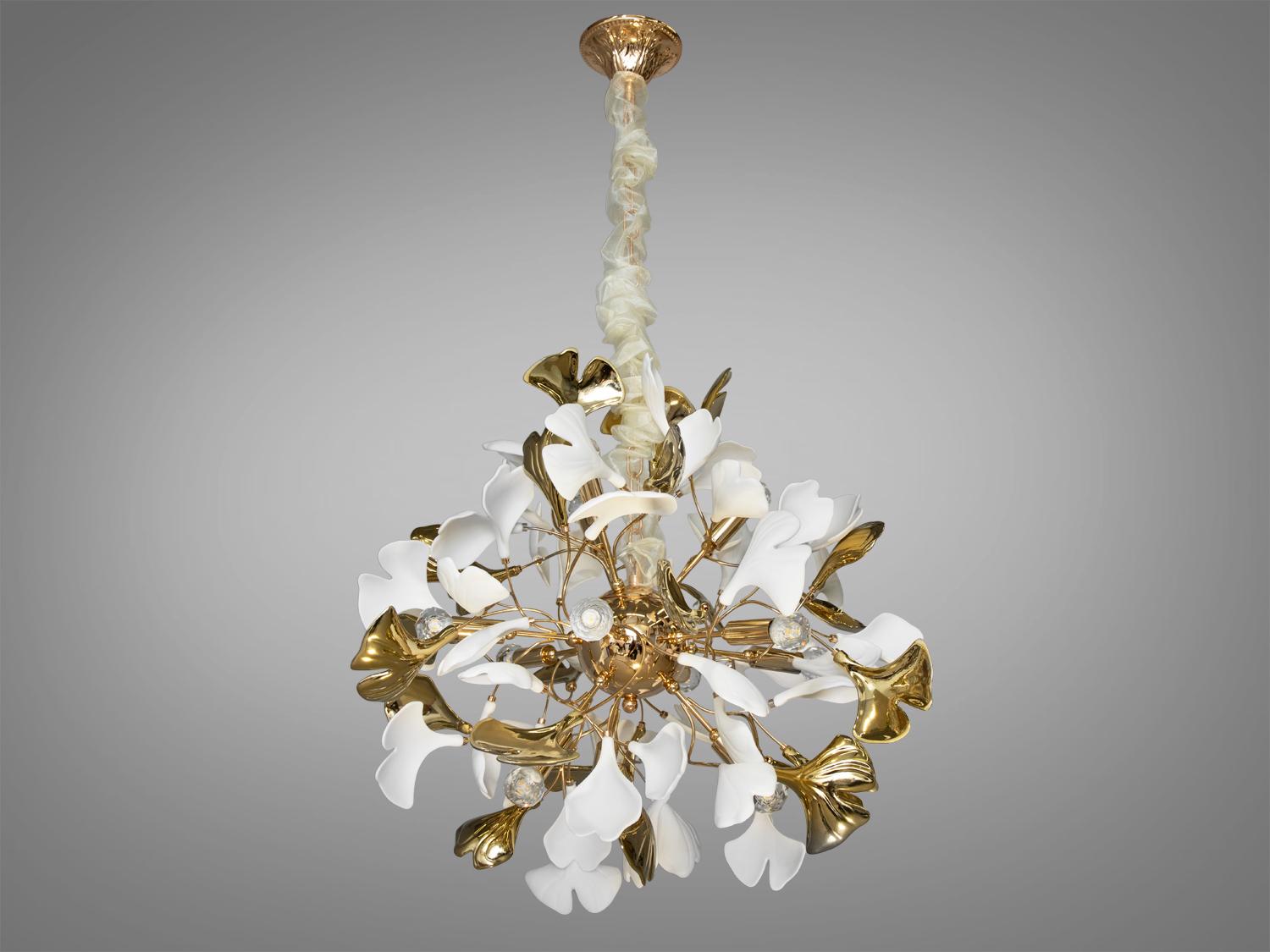 Люстра Loft на 12 ламп (7161-12P GD) - фото 2 Люстра Loft на 12 ламп (7161-12P GD) - фото 2