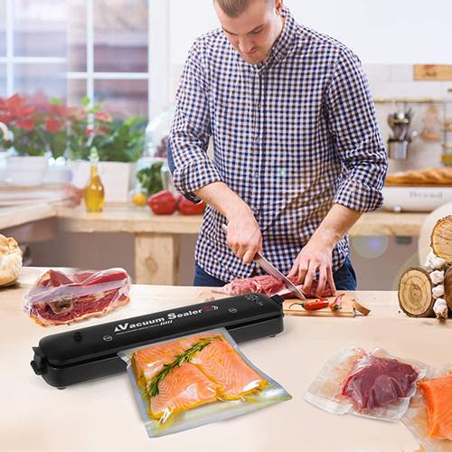 Вакууматор для їжі вакуумний пакувальник Vacuum Sealer S 100 Вт (MS-13163) - фото 6