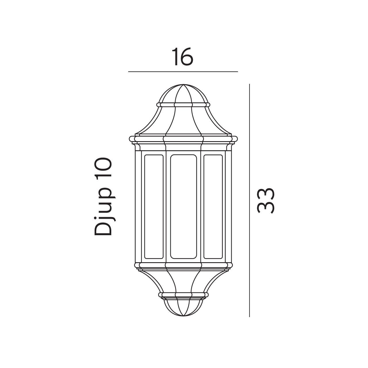 Настенный светильник Norlys Genova Mini 175B - фото 2 Настенный светильник Norlys Genova Mini 175B - фото 2