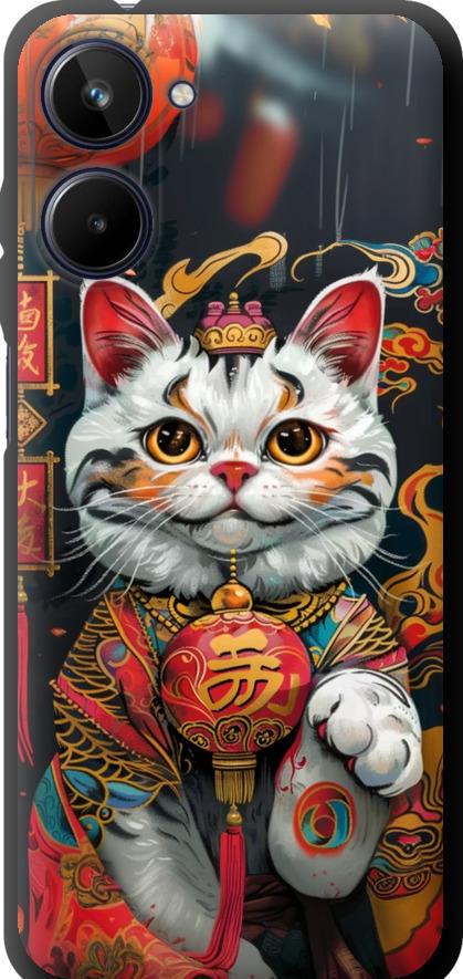 Чехол на Realme 10 China Cat v2 (6135b-2946-42517)
