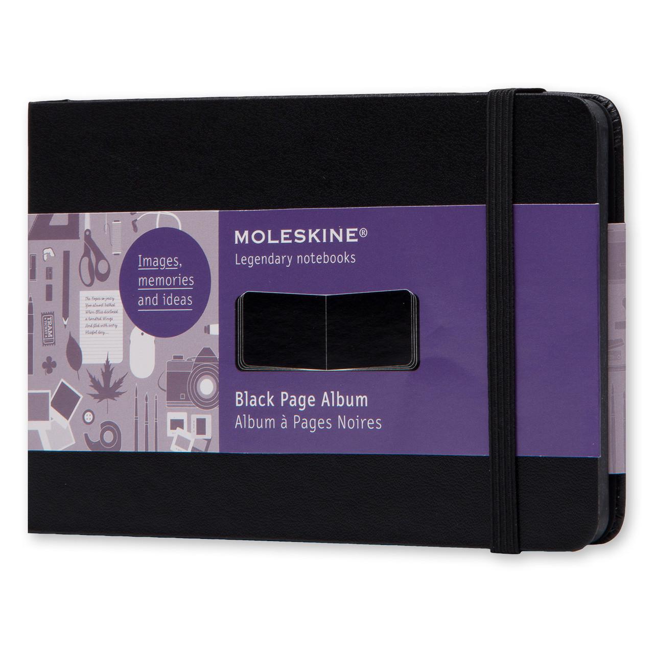 Альбом з чорними листами Moleskine кишеньковий 9х14 см (ARTFO1A2) (9788866135296)