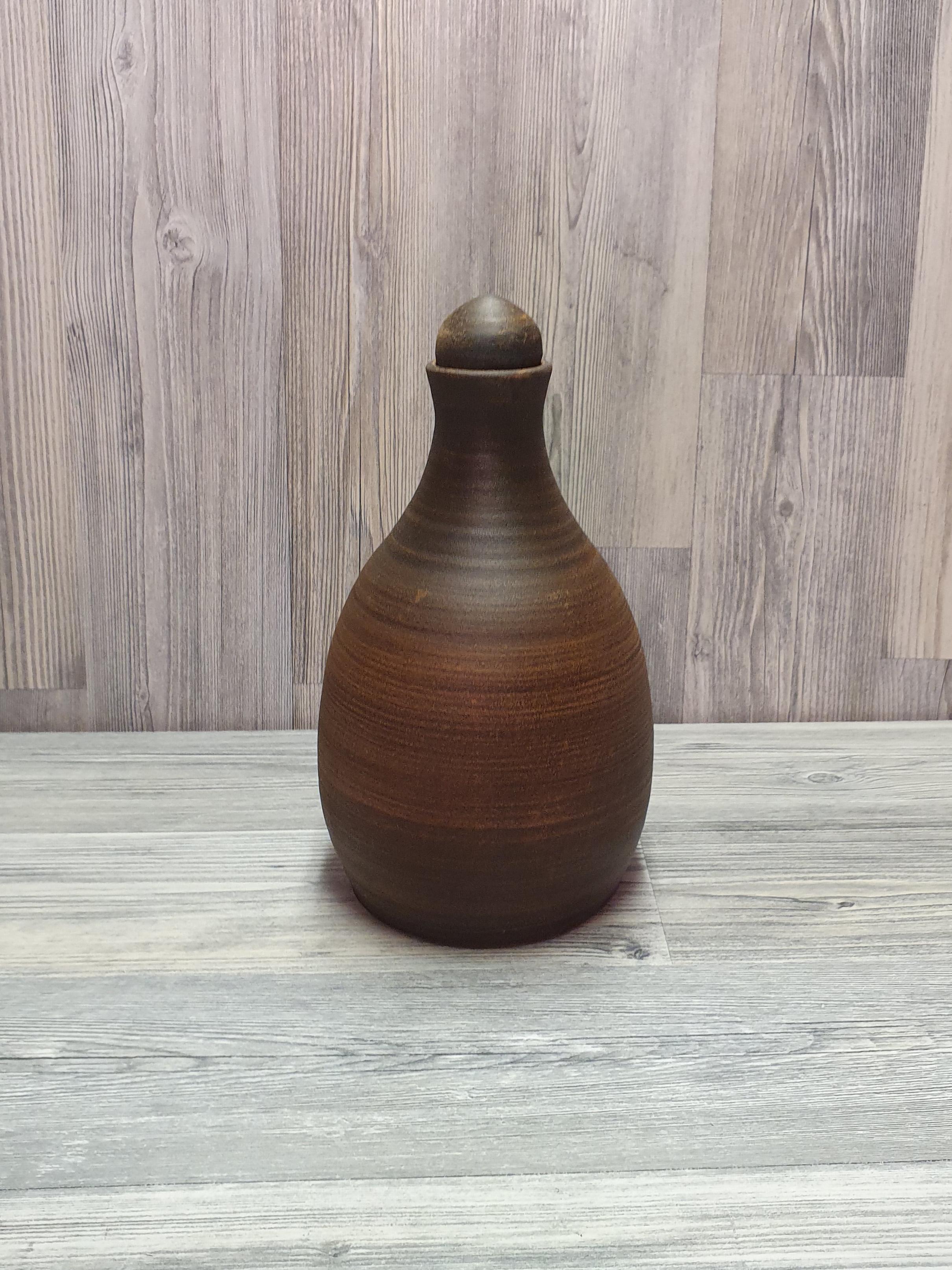 Штоф из красной глины (5141) - фото 3