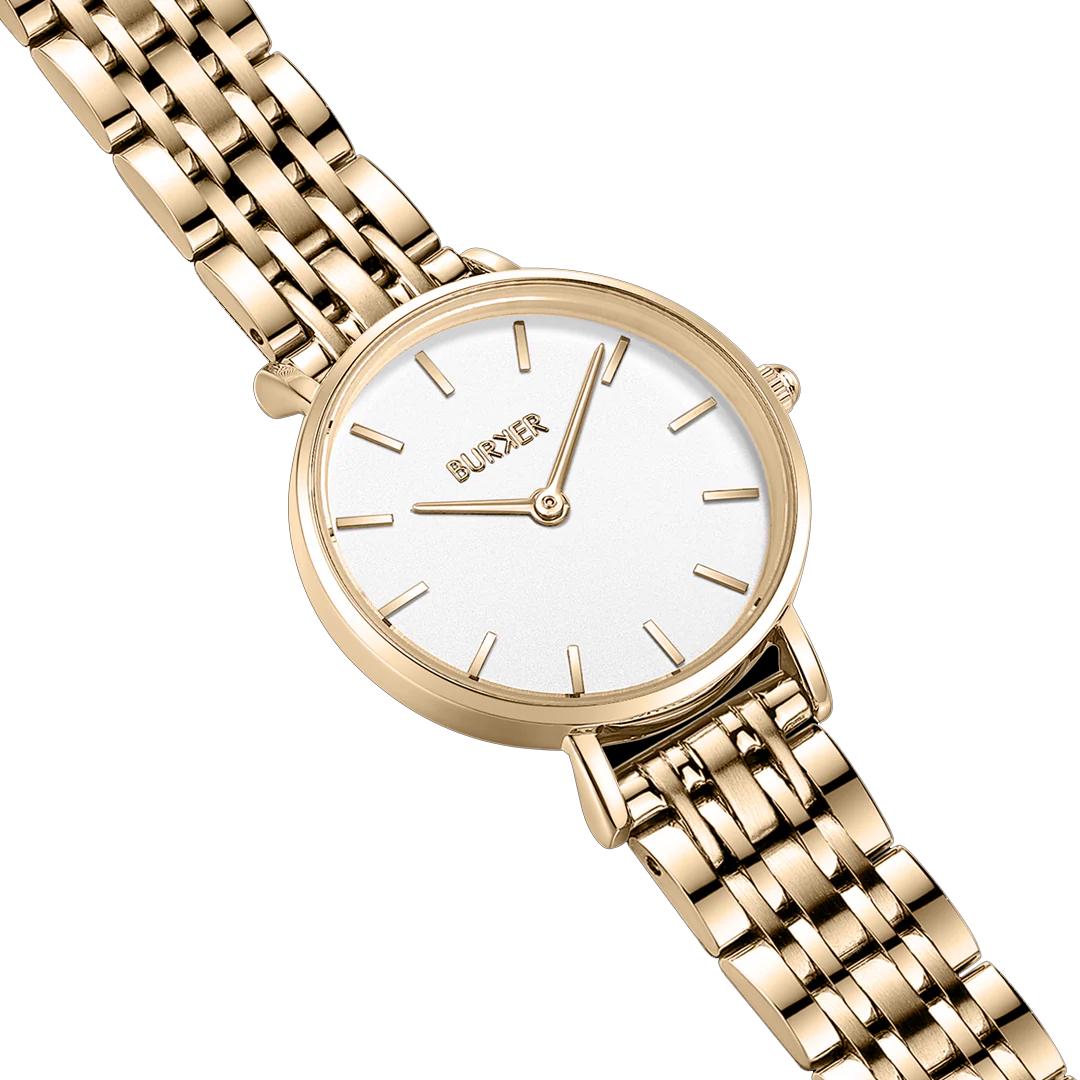 Годинник жіночий BURKER Ruby Petite Gold White (0436) - фото 5 Годинник жіночий BURKER Ruby Petite Gold White (0436) - фото 5