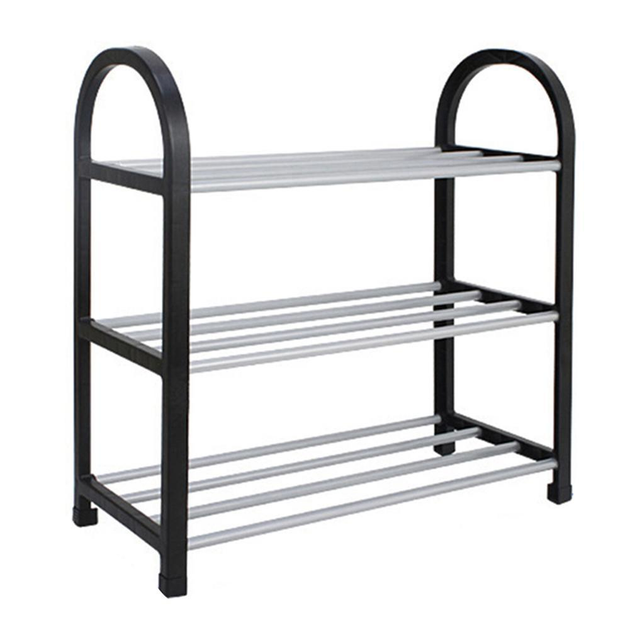Полиця для взуття 3-х рівнева 14827 19х45х46 см Чорний (4995144) - фото 2 Полиця для взуття 3-х рівнева 14827 19х45х46 см Чорний (4995144) - фото 2