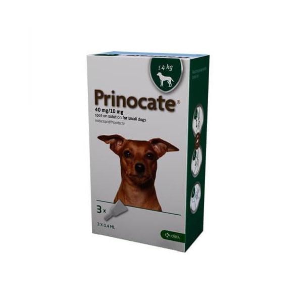 Капли для собак KRKA Prinocate №3 от блоx и паразитов до 4 кг 0,4 мл (3838989723163)
