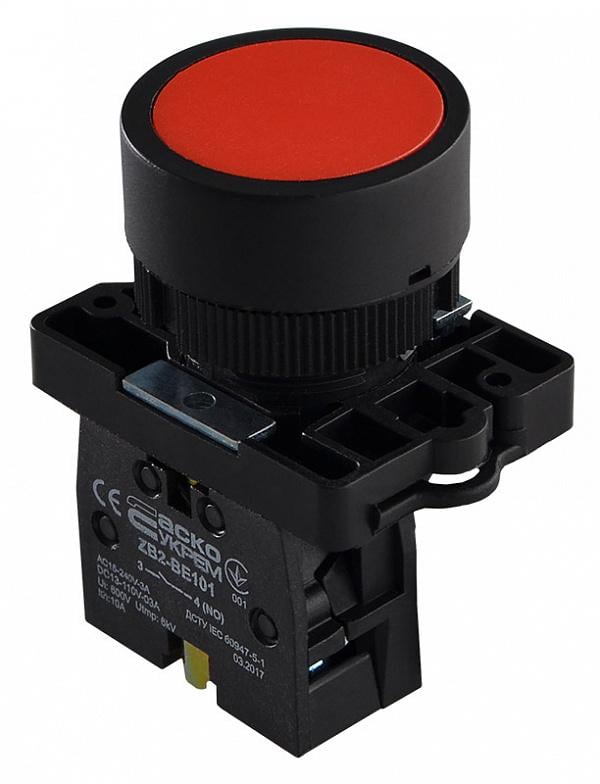 Кнопка управления АСКО-Укрем LAY5-EA42 1NC 22 мм Красный (A0140010188) Кнопка управления АСКО-Укрем LAY5-EA42 1NC 22 мм Красный (A0140010188)