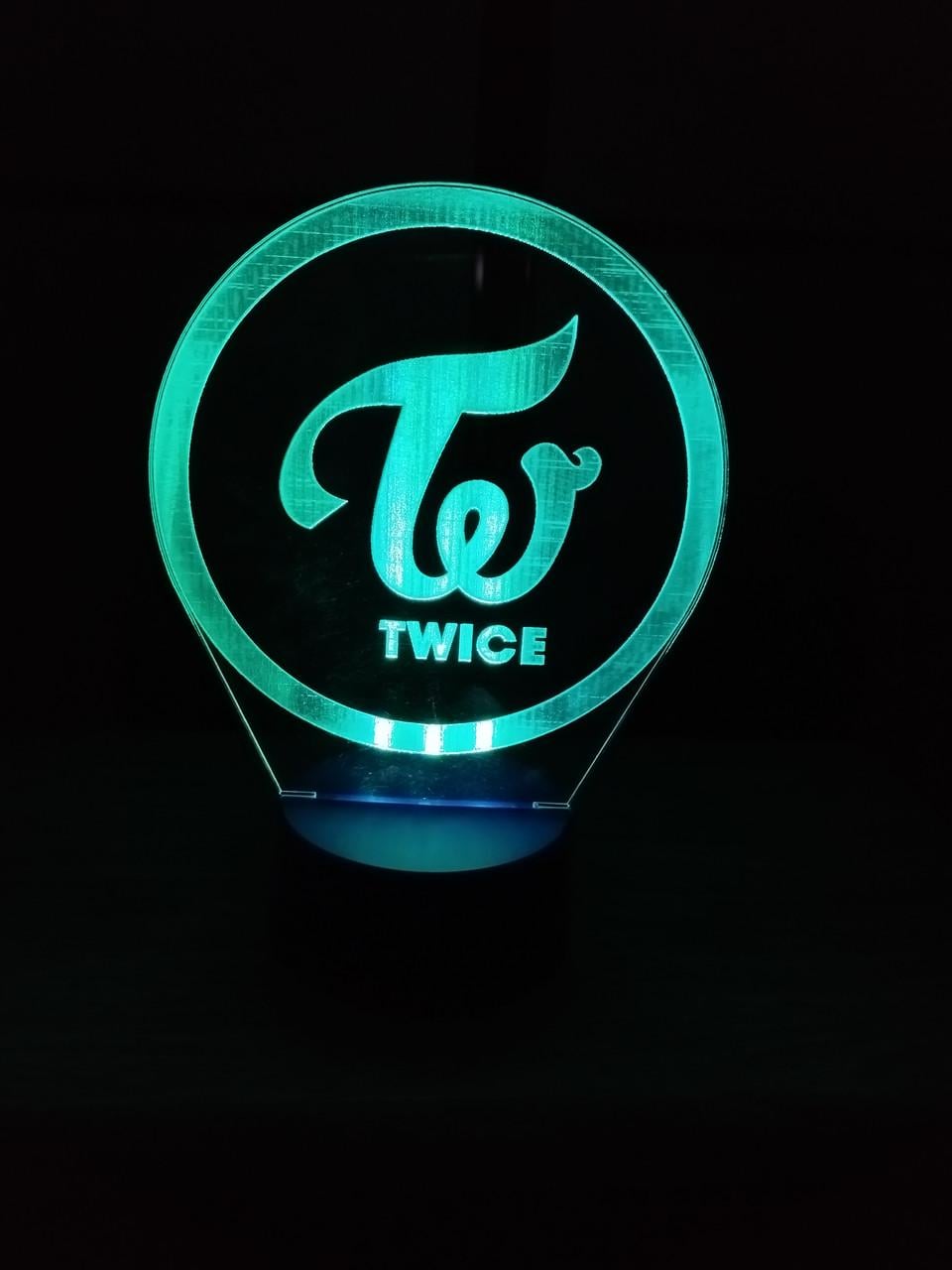 3d-ночник Twice несколько подсветок/на пульте (2086847013)