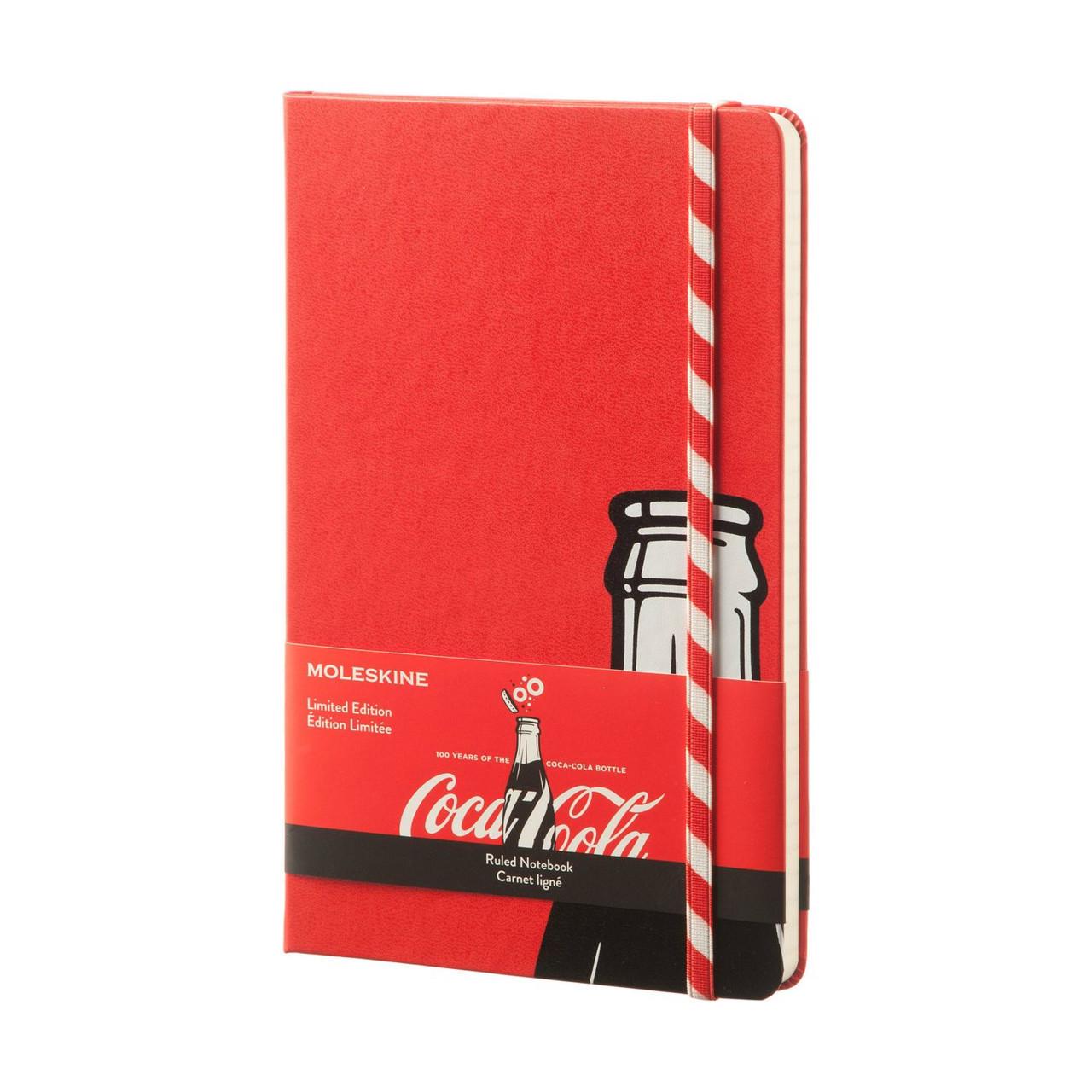 Блокнот Moleskine Limited Coca-Cola Straw средний 240 страниц красный в линейку 13х21 см (8051272895766)