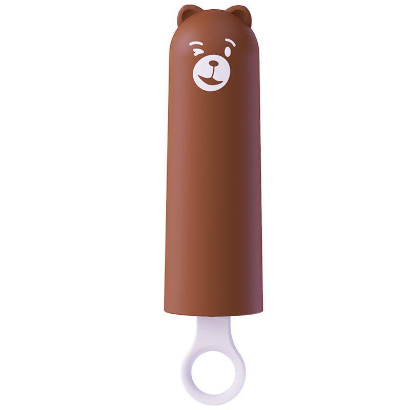 Реалистичный вибратор CuteVibe Teddy Dildo под видом мороженого Brown/Pink (SO6559)