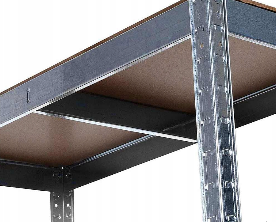 Стеллаж металлический 180х90х40 см 5 полок/до 175 кг на полку Серый (GWI0878) - фото 7