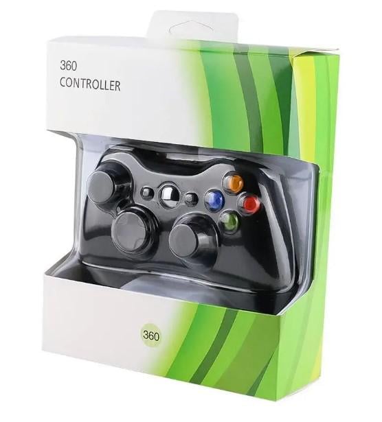 Джойстик проводной для Xbox 360 Green box (14413215)