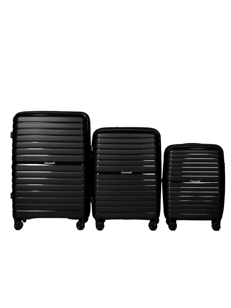 Комплект чемоданов Snowball 49203 Черный (31218508)