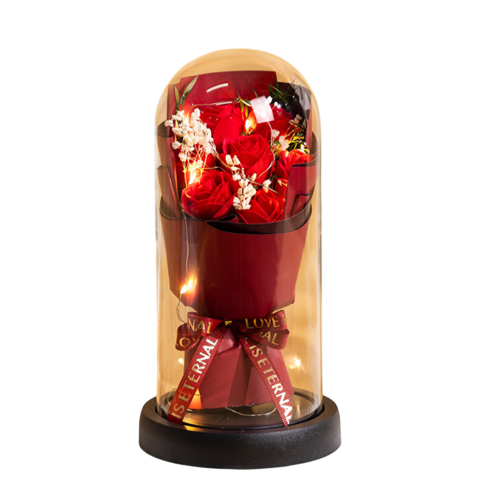 Букет роз в колбе 21 см (1414/2)
