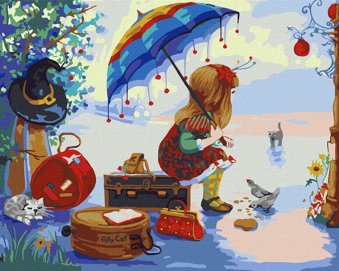 Картина за номерами Ідейка Полікет вирушає у подорож 40x50 см (Id-KHO2384)