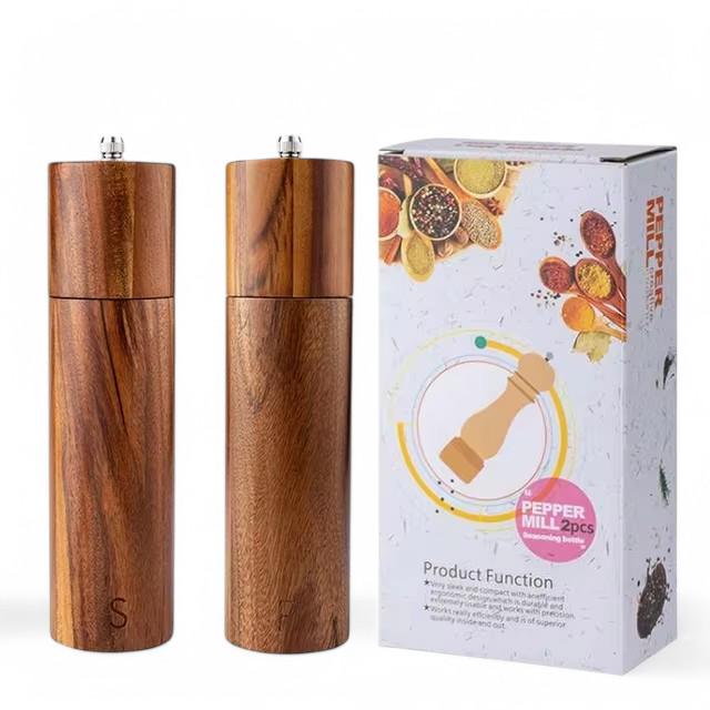 Мельница для перца ручная GDragon Home деревянная 2 шт. Коричневый (93_3_0_1) Мельница для перца ручная GDragon Home деревянная 2 шт. Коричневый (93_3_0_1)