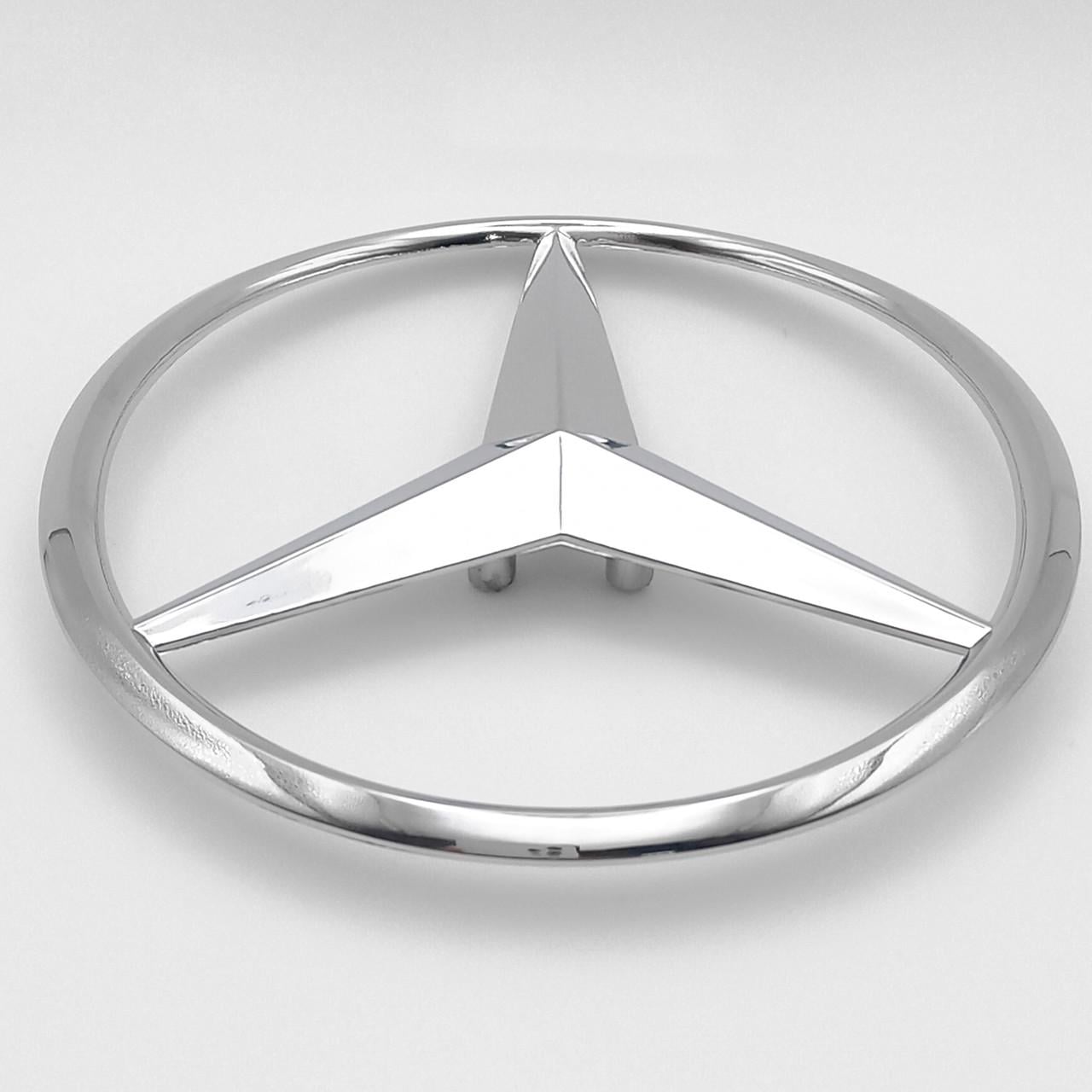 Эмблема Mercedes 81х81 мм Хром (A213 817 01 16 E W213)