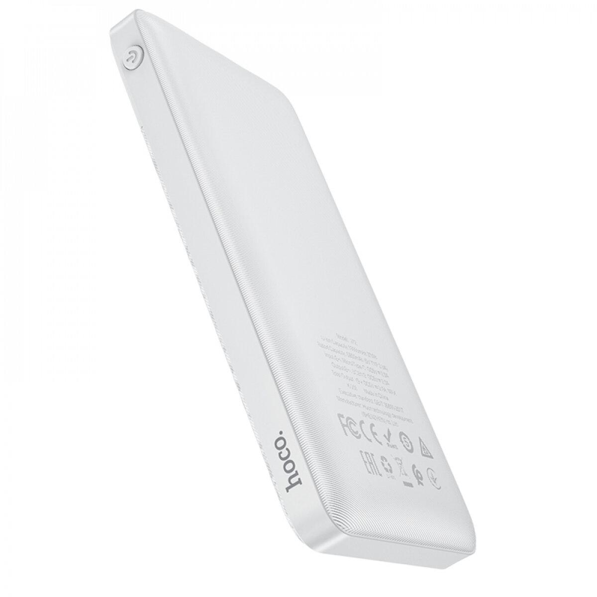 Павербанк HOCO J72 Easy Travel 10000 mAh White (000199) - фото 3