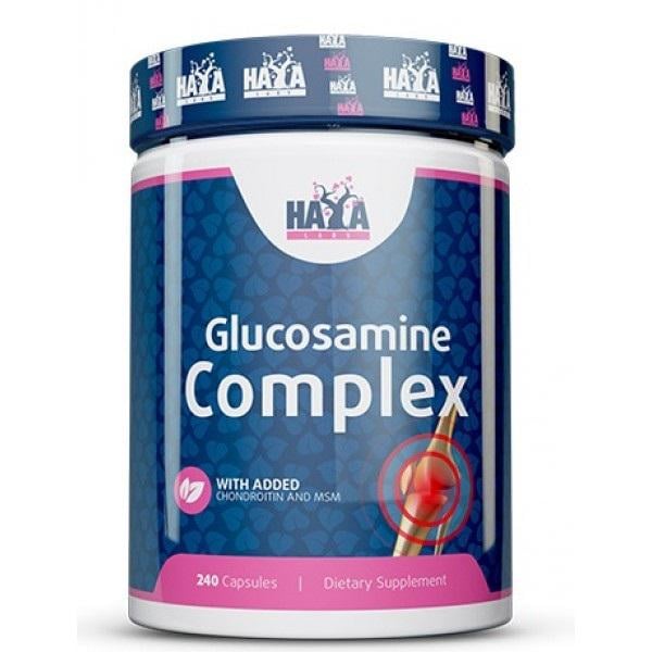 Препарат Haya Labs Glucosamine Chondroitin & MSM Complex для суглобів і зв'язок 240 caps