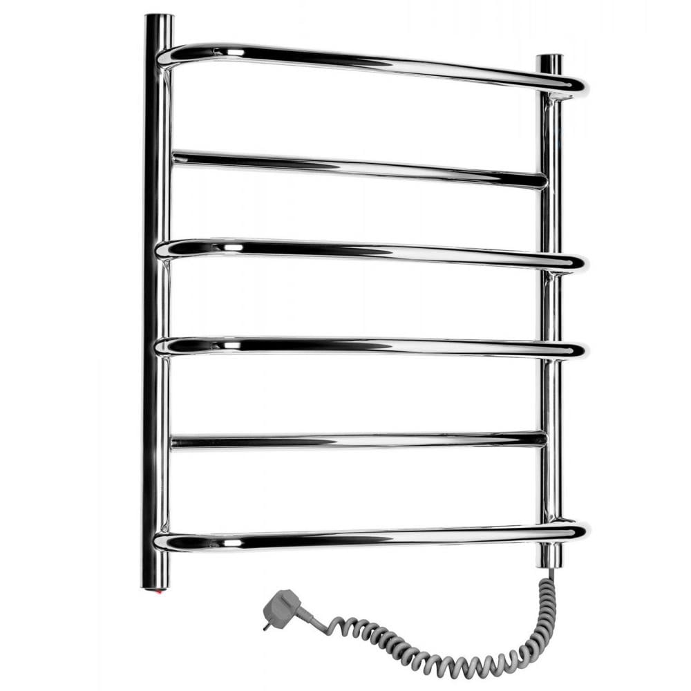 Полотенцесушитель электрический SANTAN лестница Омега 530х600 нержавеющая стальавеющая сталь правосторонний (113194)