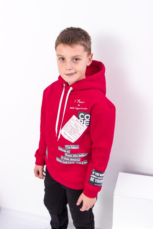 Худи для мальчика Носи свое подростковый 134 см Красный (6226-025-33-v5)