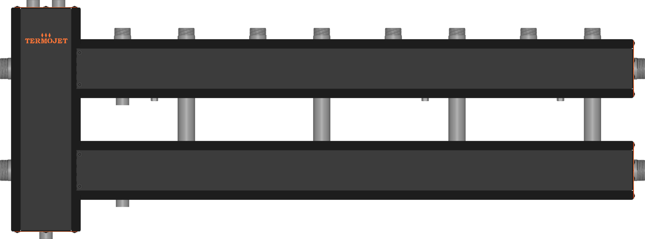 Коллектор без теплоизоляции КГС42В.125/200 4+1 вверх (84040422L)