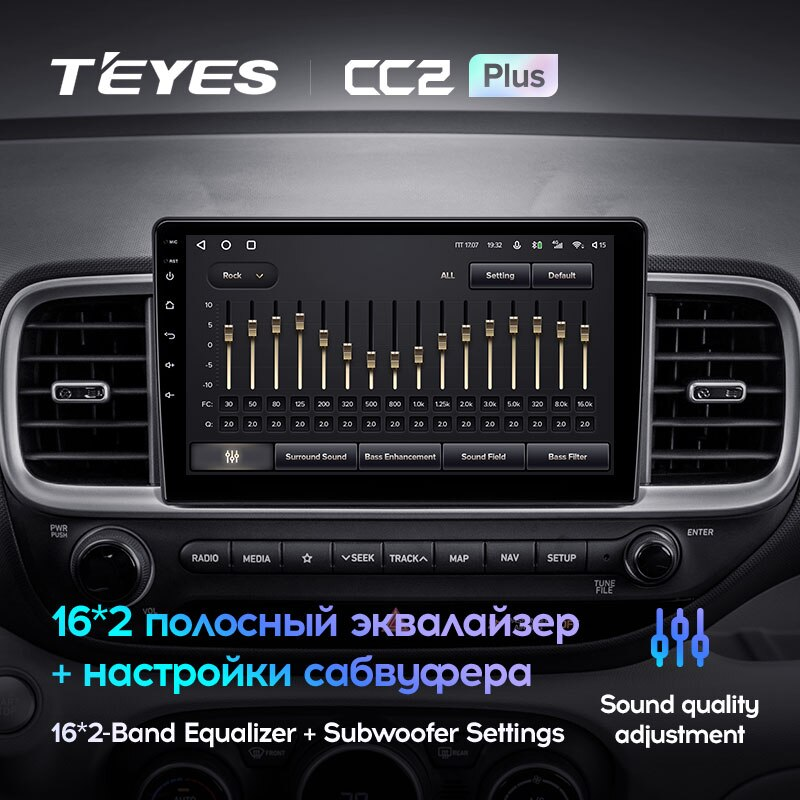 Автомагнитола штатная Teyes CC2 Plus для Hyundai Venue 2019-2020 Android CC2 PLUS 4+64G Wi-Fi+4G (1791729871) - фото 4