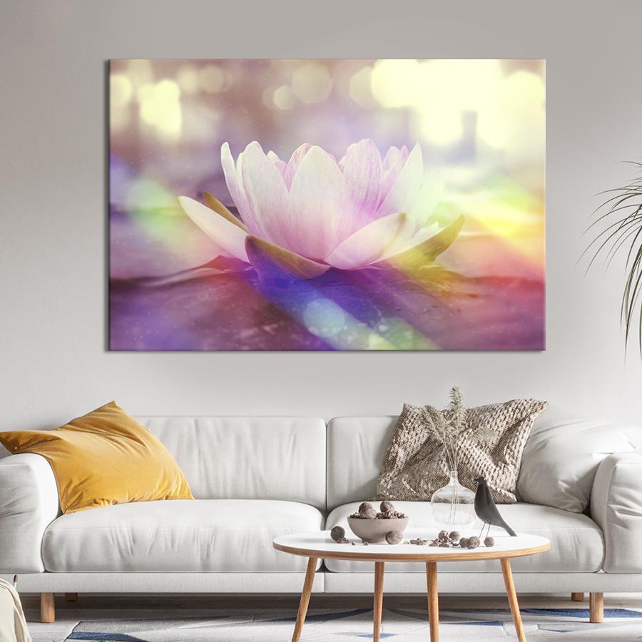 Картина на холсте Восточный лотос 75x50 см (843-1)