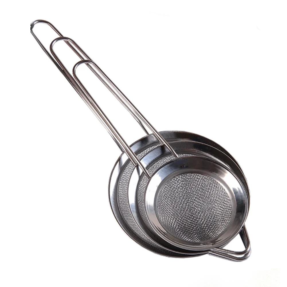 Набор ситечек A-PLUS для чая муки круп из нержавеющей стали 3 шт. 12/14/16 см (1264)