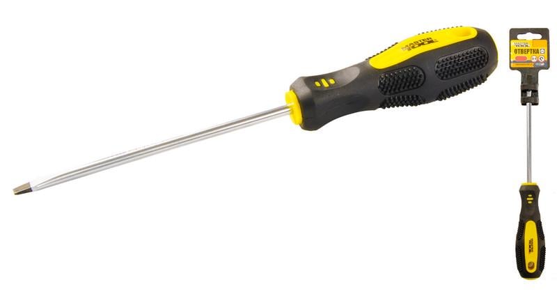 Викрутка плоска Mastertool SL5х125 мм (48-5512)