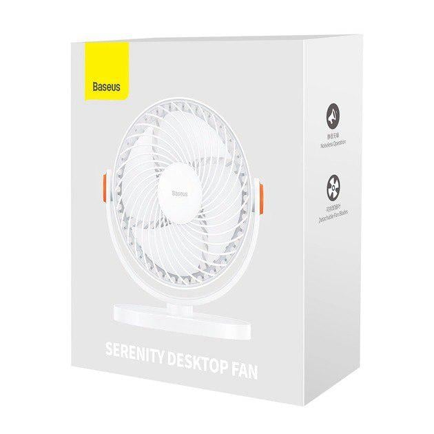 Вентилятор портативний BASEUS Serenity Desktop Fan White (ACYY000002)