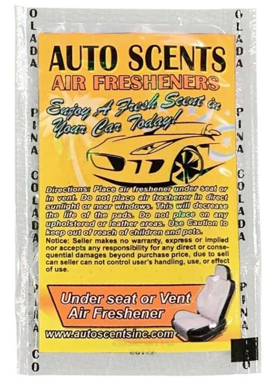 Ароматизатор автомобильный в подушечке AUTO SCENTS Pina Colada - фото 1 Ароматизатор автомобильный в подушечке AUTO SCENTS Pina Colada - фото 1