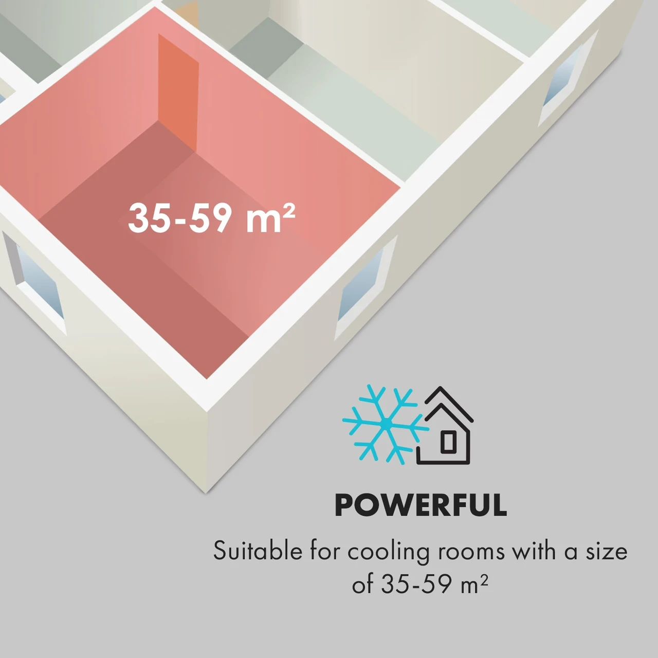 Кондиціонер KLARSTEIN Kraftwerk Smart 12K 3в1 (10035740) - фото 3