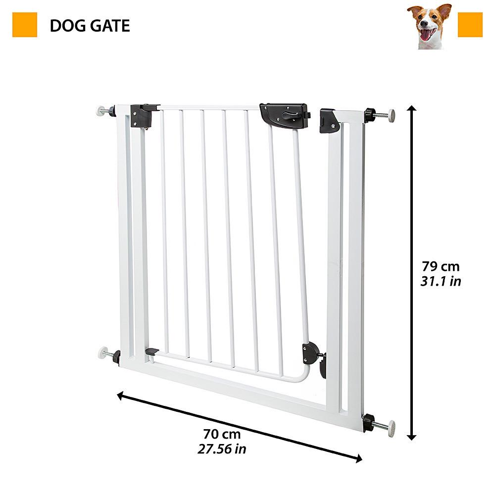 Перегородка-дверцята для собак і цуценят Ferplast Dog Gate 70х79 см (73300211) - фото 2