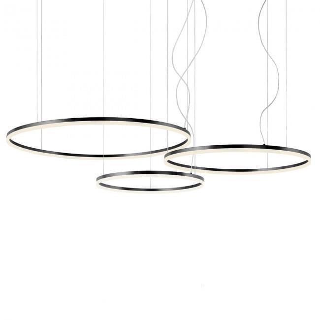 Подвесной светильник Redo ORBIT SU LED 163 W 3000K D1000+800+600 4.1.2-DALI Sand Black (01-1954-DALI)