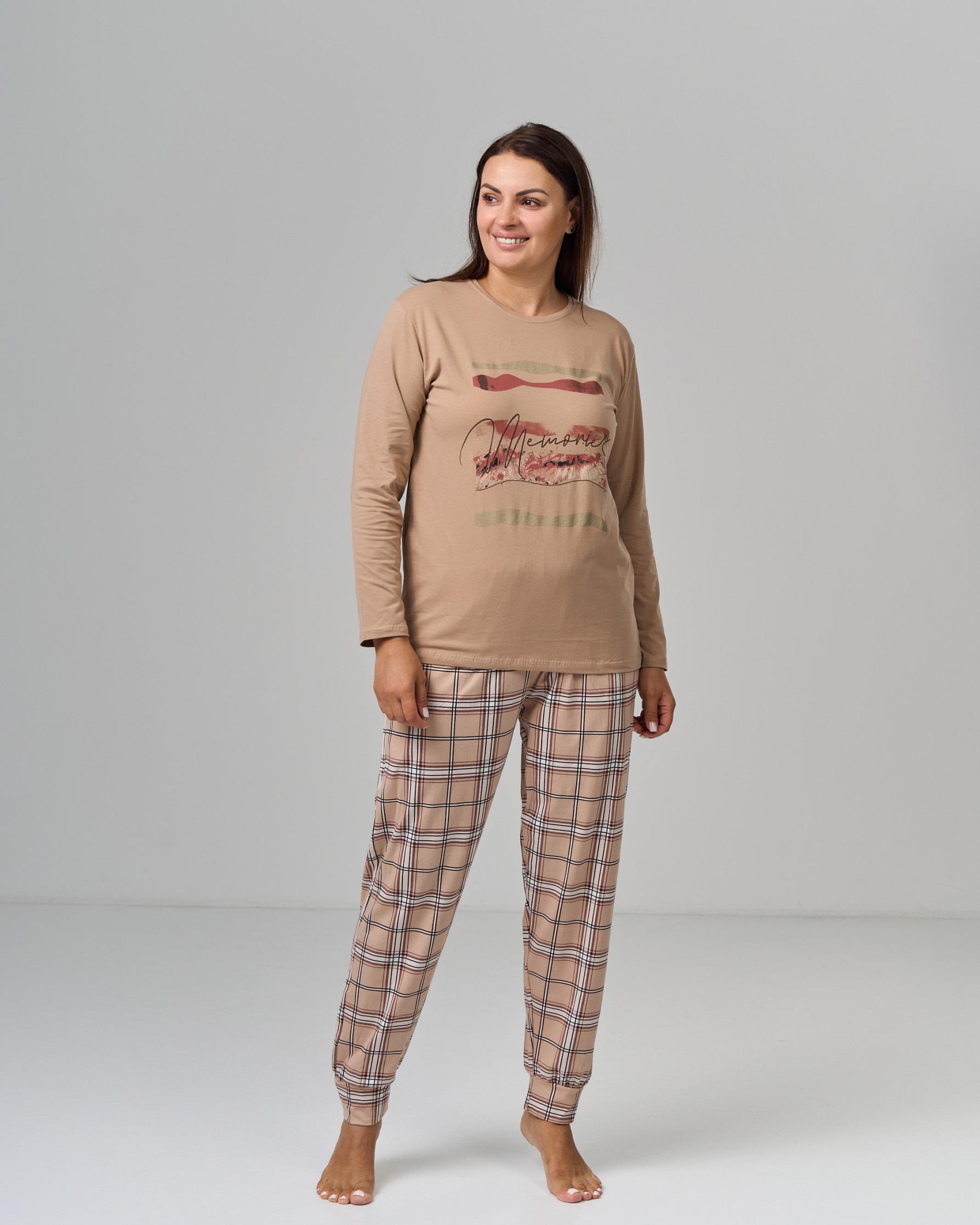 Піжама жіноча Fashions Memories 3XL Бежевий (30039-ні)