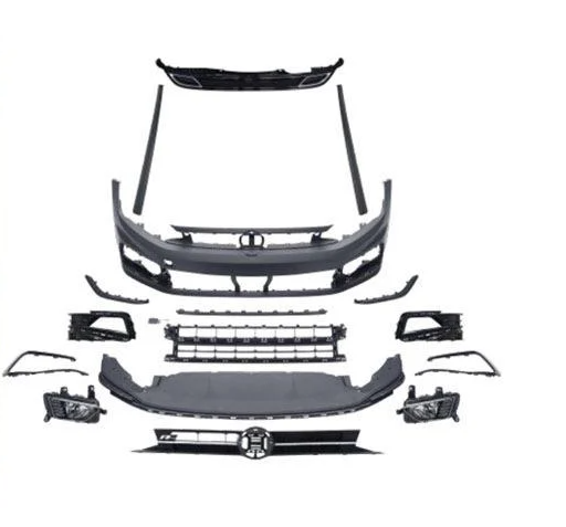 Комплект обвесов R-Line GT Tuning для Volkswagen Polo 2017-гг. пластик под покраску