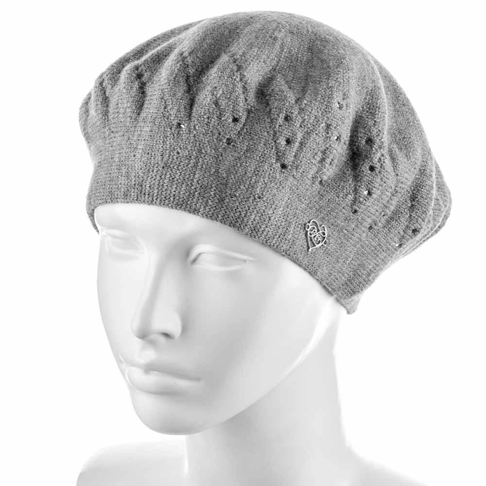 Берет женский Zolly ZH189 двойной Серый